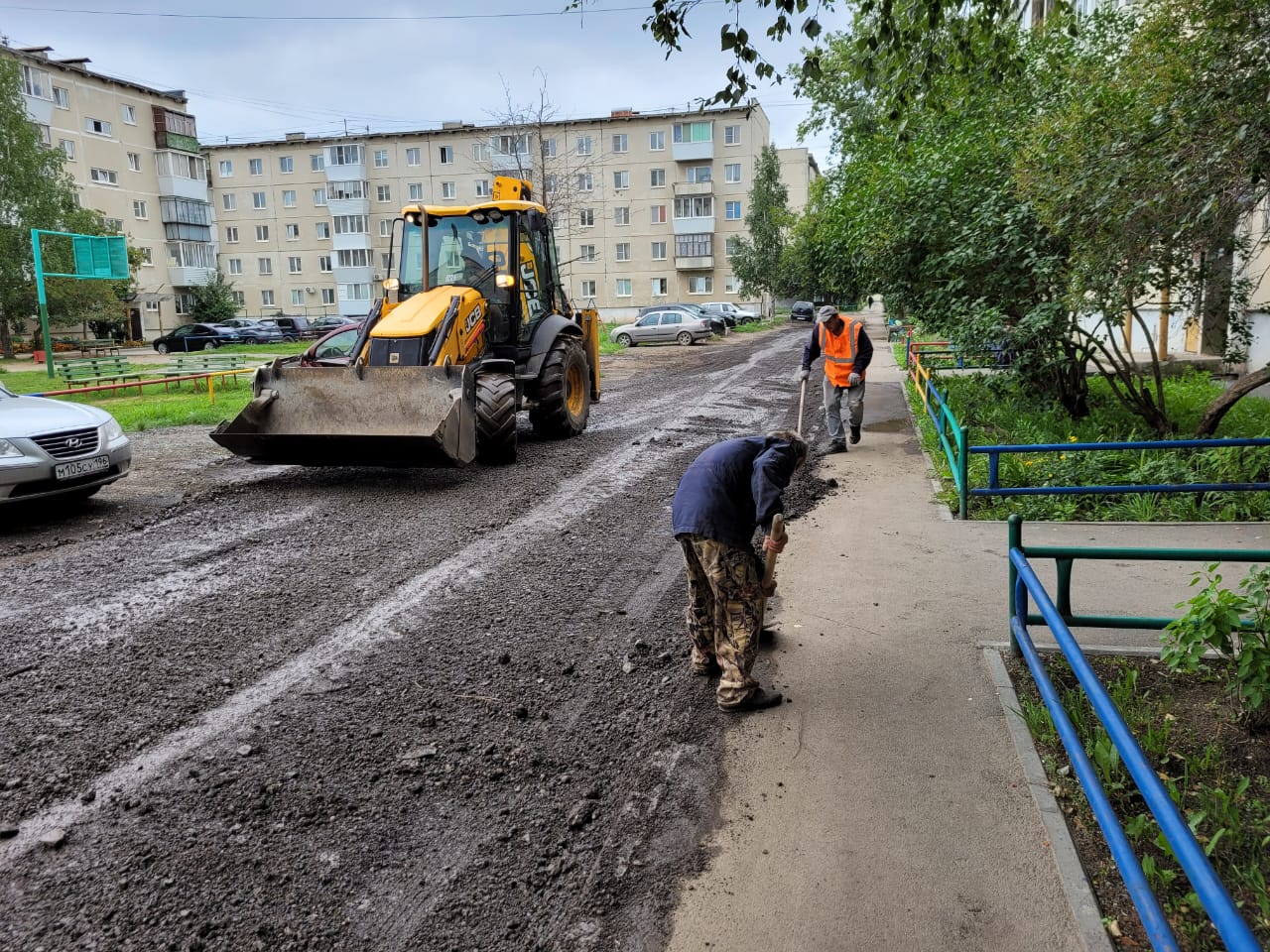 Выполнен ремонт внутриквартальной дороги по ул. Кирова