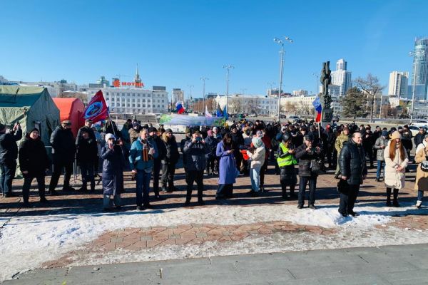 Ветераны боевых действий г. Каменска-Уральского выступили в защиту жителей Донбасса