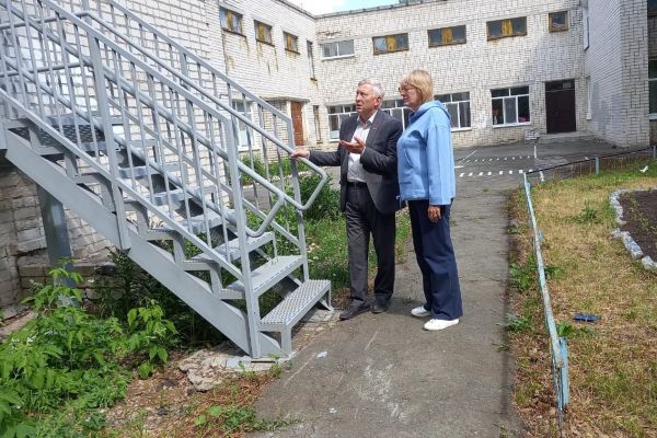 Запасной выход в детском саду №2