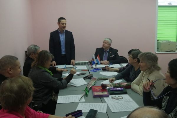 Рабочая встреча Совета ветеранов Синарского района