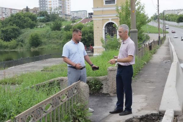Ремонт монумента «Пушка» под строгим контролем